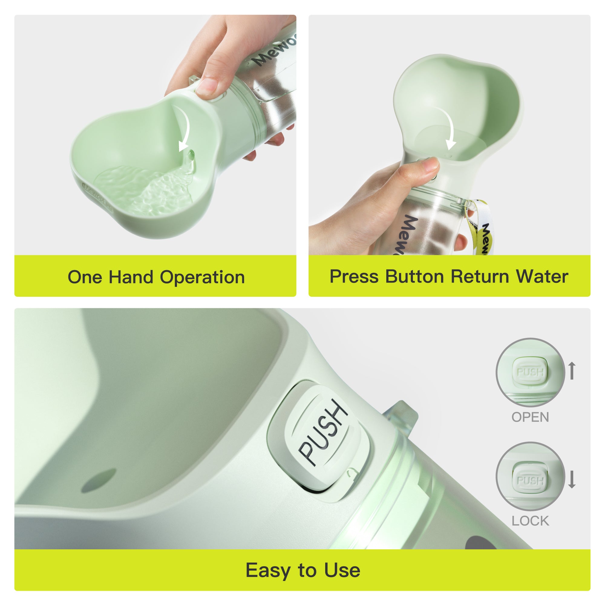 Water Bottle Feeder Bowl 2 in 1