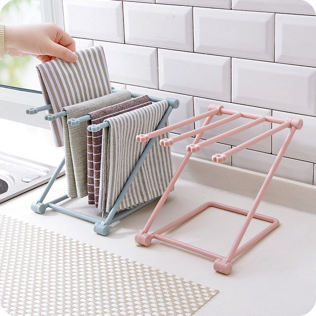 Foldable Dishcloth Shelf Kitchen Organizer Rack | Studio 57