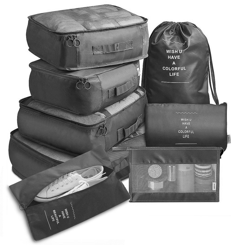 8-Piece Set Luggage Divider Bag Travel Organizer Set | Studio 57
