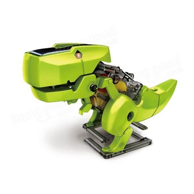 4-in-1 Transforming Solar Powered Dino Robot – STEM Toy | Studio 57