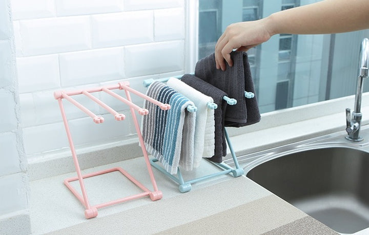 Foldable Dishcloth Shelf Kitchen Organizer Rack | Studio 57