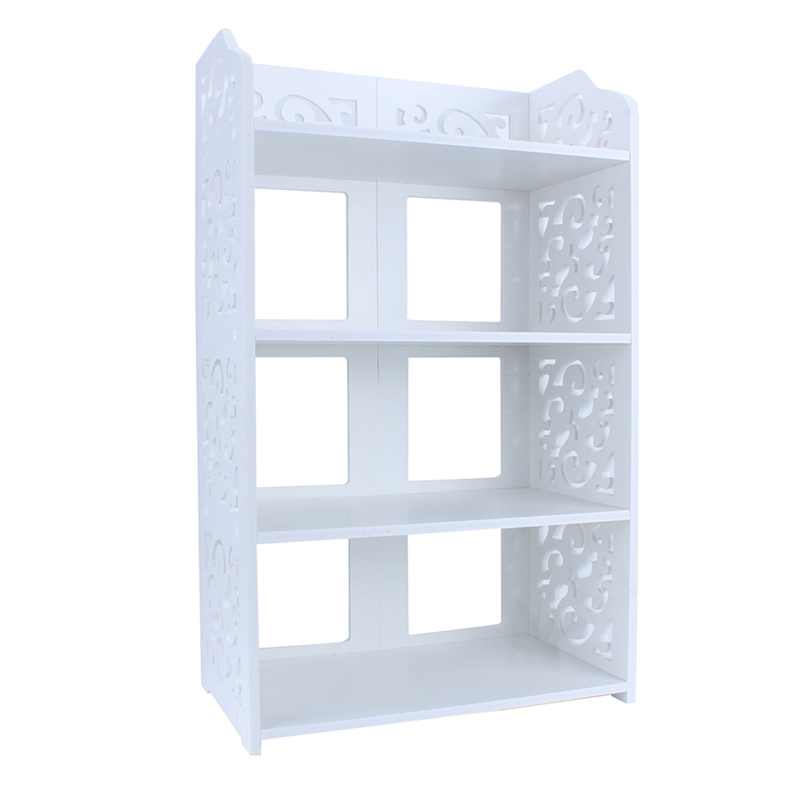 4-Tier White Shoe Rack Organizer