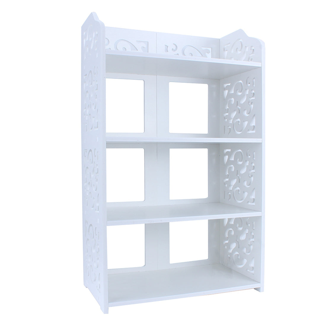 4-Tier White Shoe Rack Organizer