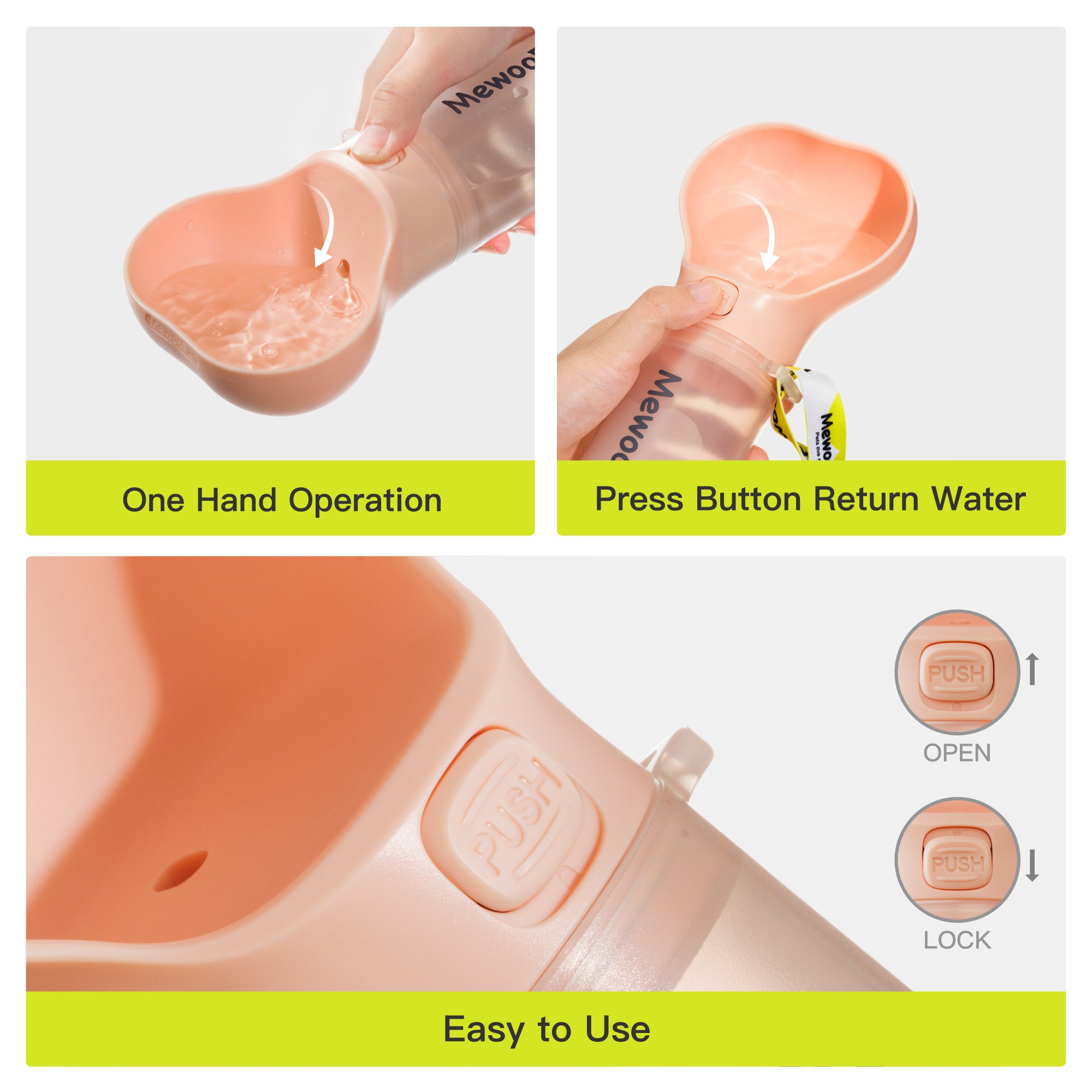 Water Bottle Feeder Bowl 2 in 1