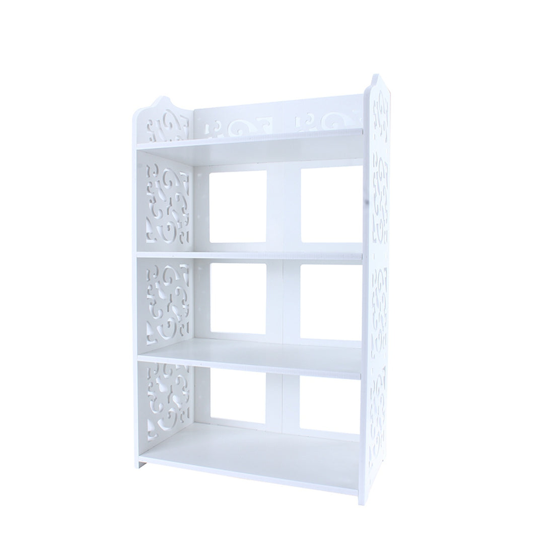 4-Tier White Shoe Rack Organizer
