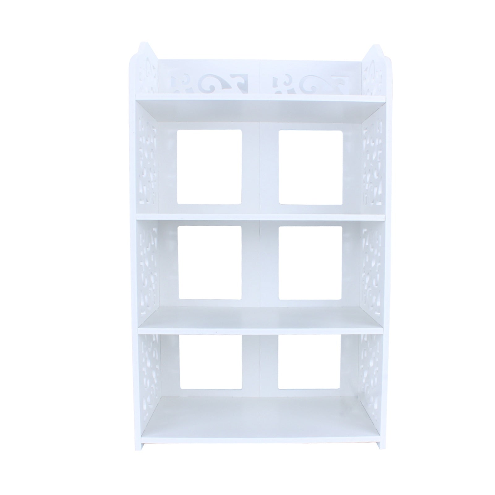 4-Tier White Shoe Rack Organizer