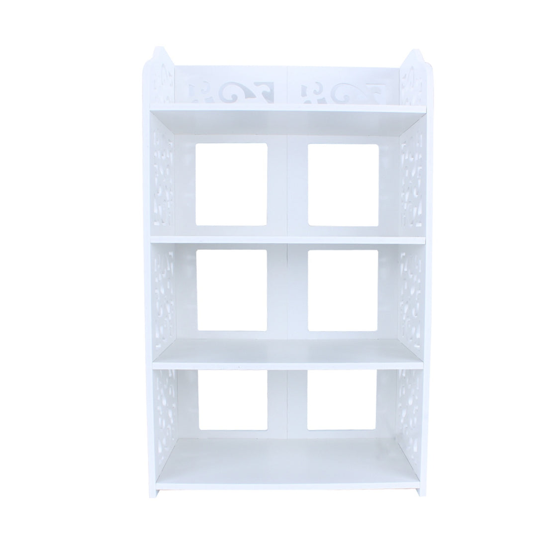 4-Tier White Shoe Rack Organizer