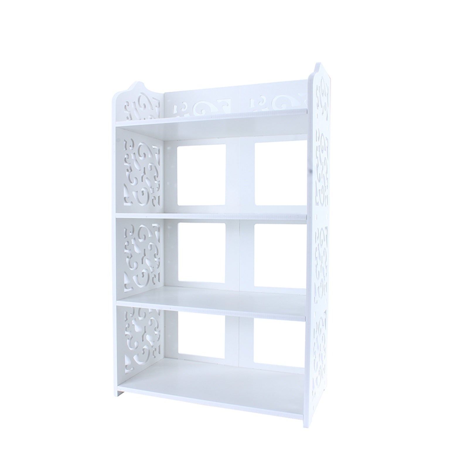 4-Tier White Shoe Rack Organizer